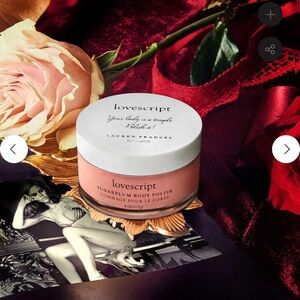 Lovescript sugar plum body polish scrub